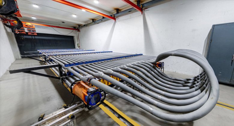 Long Tube and Radiant Coils X-ray Inspection Chamber